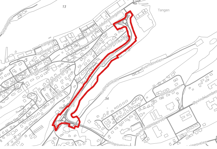 Detaljregulering for gang- og sykkelvei Fv. 809 Vågen - Nesset